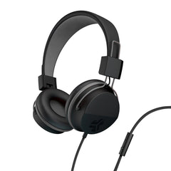 Neon Wired On-Ear Headphones Black